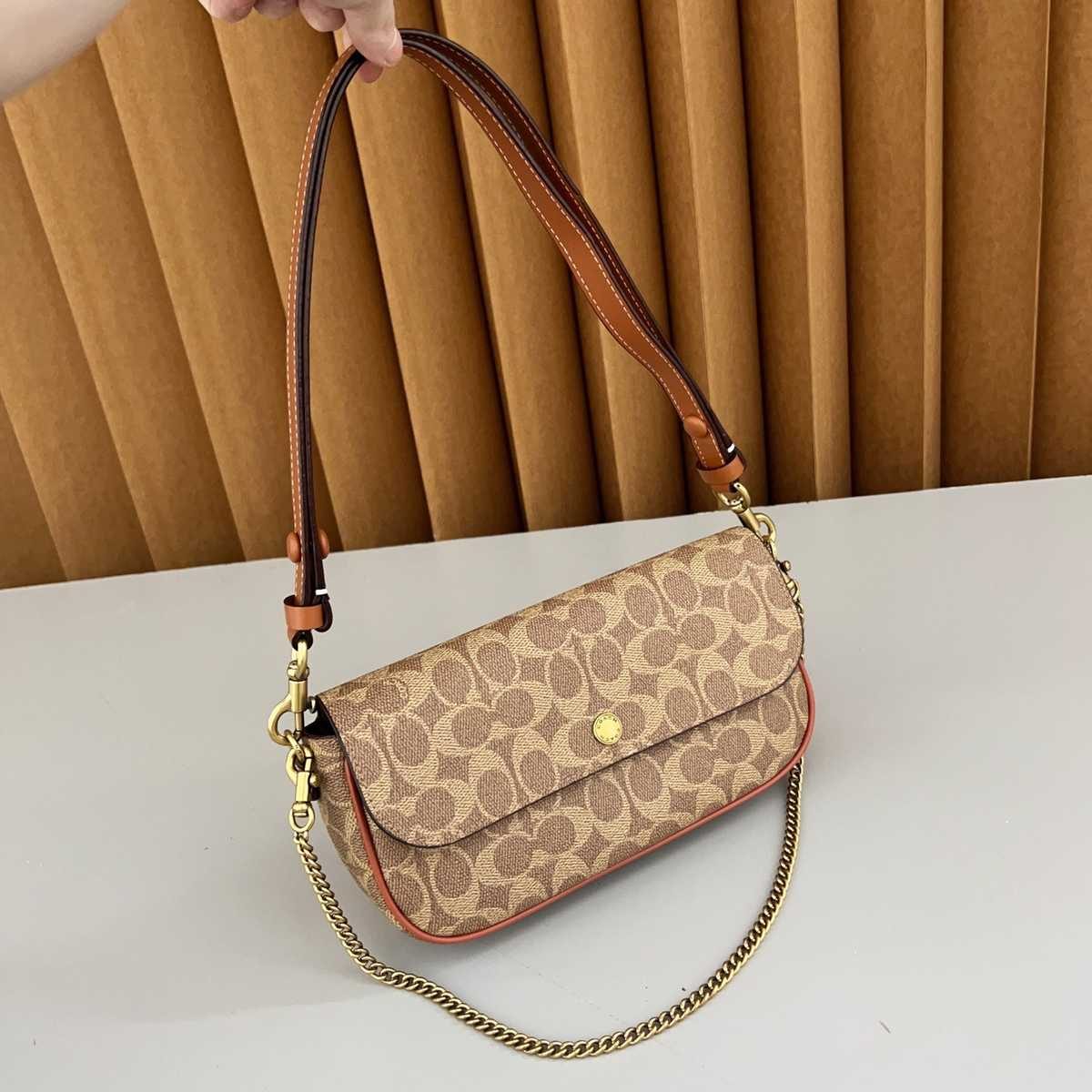 Chain Strap Vintage Monogram Baguette Bag by JINMAN