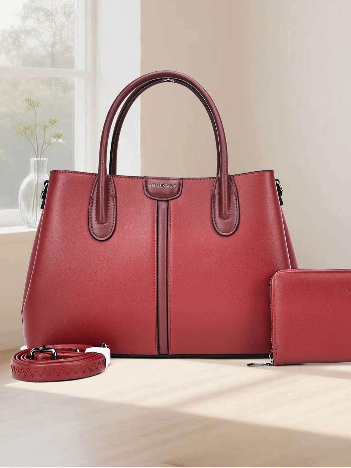 Colorblock Crossbody Bag in Mixed Colorways — back view