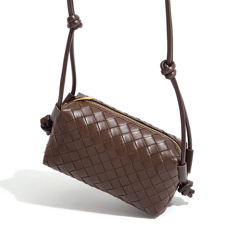 Embossed Woven Mini Square Crossbody Bag — Crossbody Bags handbag