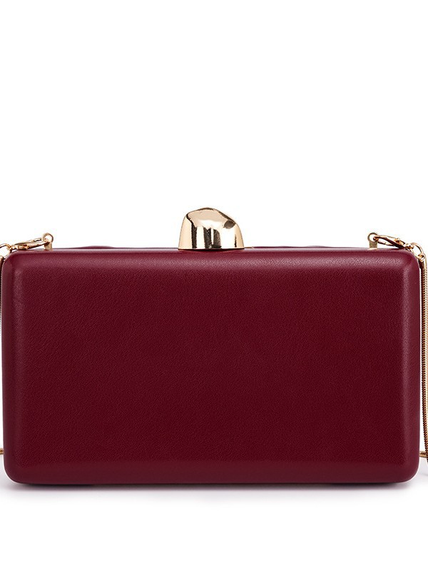 Evening Party Clutch Bag in Off White — interior view