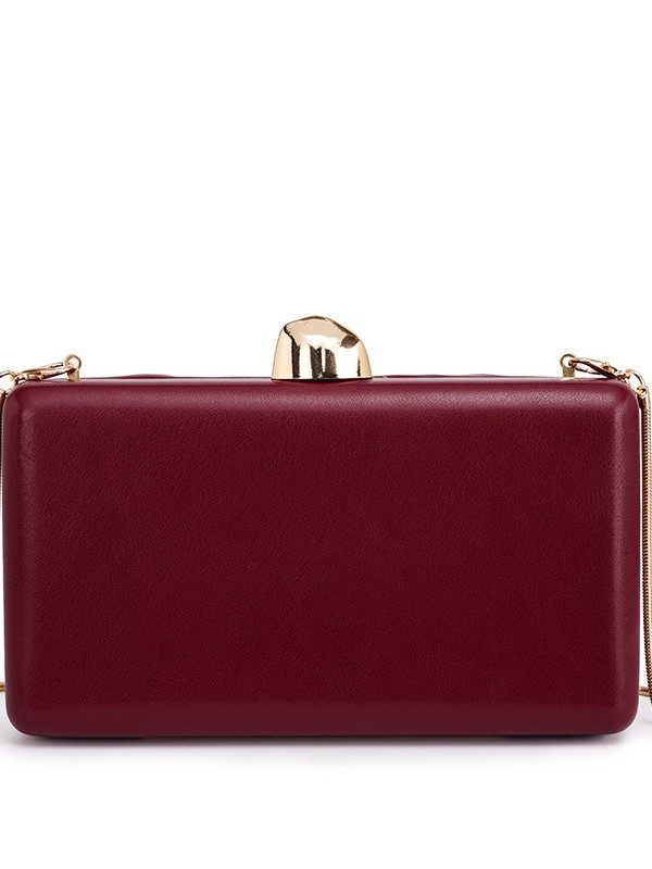 Evening Party Clutch Bag in Off White — interior view