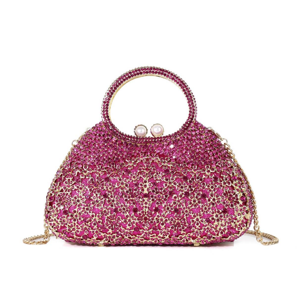 Full-Crystal Evening Clutch Bag — Clutches handbag