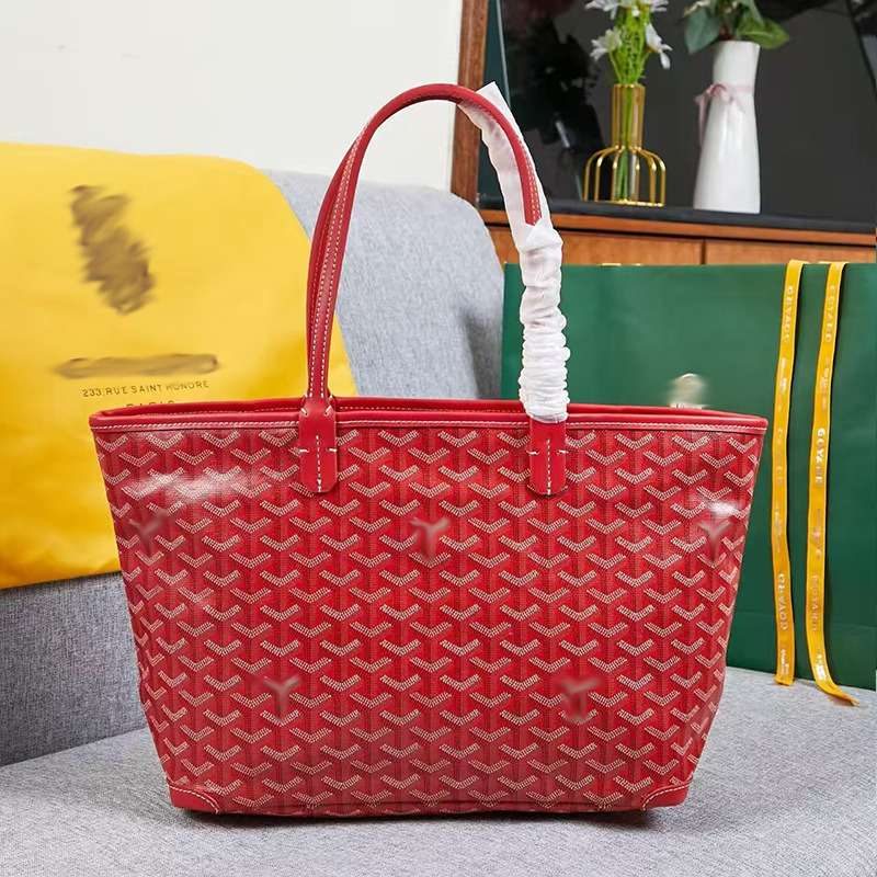 Goyard-Style Zipper Tote — Tote Bags handbag