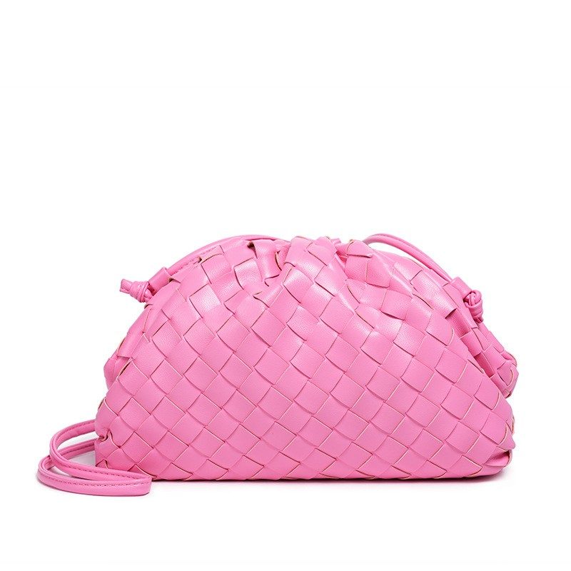 Handwoven Cloud Dumpling Crossbody Bag by JINMAN
