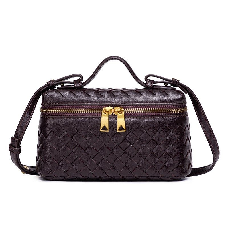Handwoven Lunch Box Crossbody Bag by JINMAN