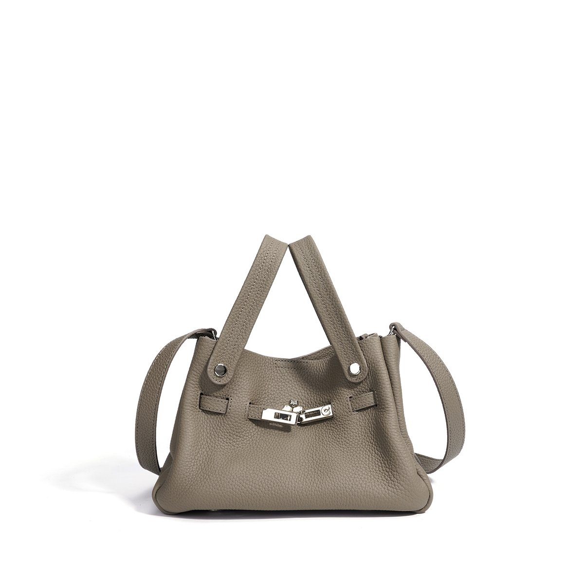 Leather Bucket Kelly-Style Crossbody Bag in Classic — packaging
