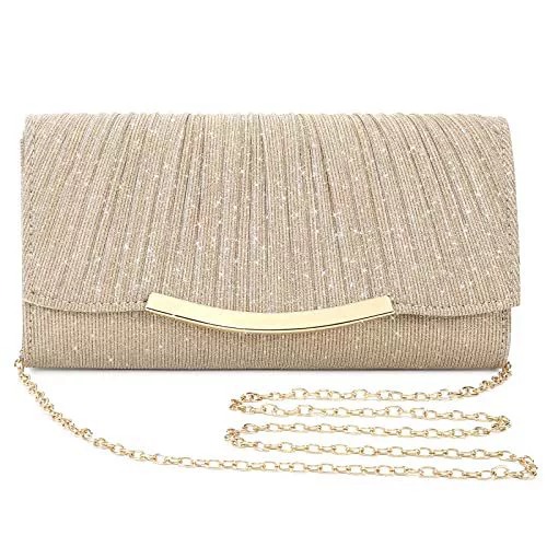 Pearl Evening Clutch Bag in Black — detail close-up