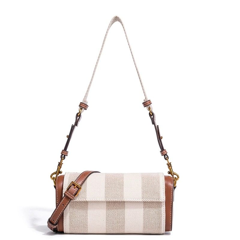 Plaid Baguette Pillow Bag — Shoulder Bags handbag