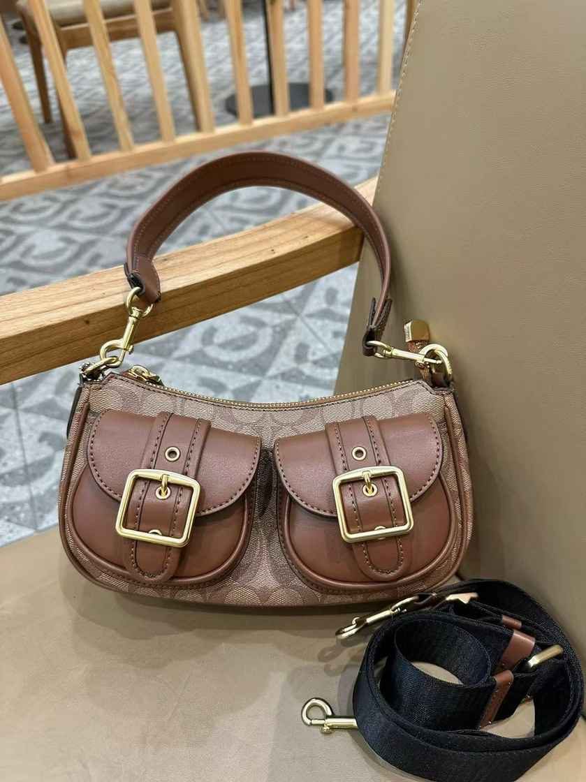 Underarm Baguette Crossbody Bag in Classic — additional angle