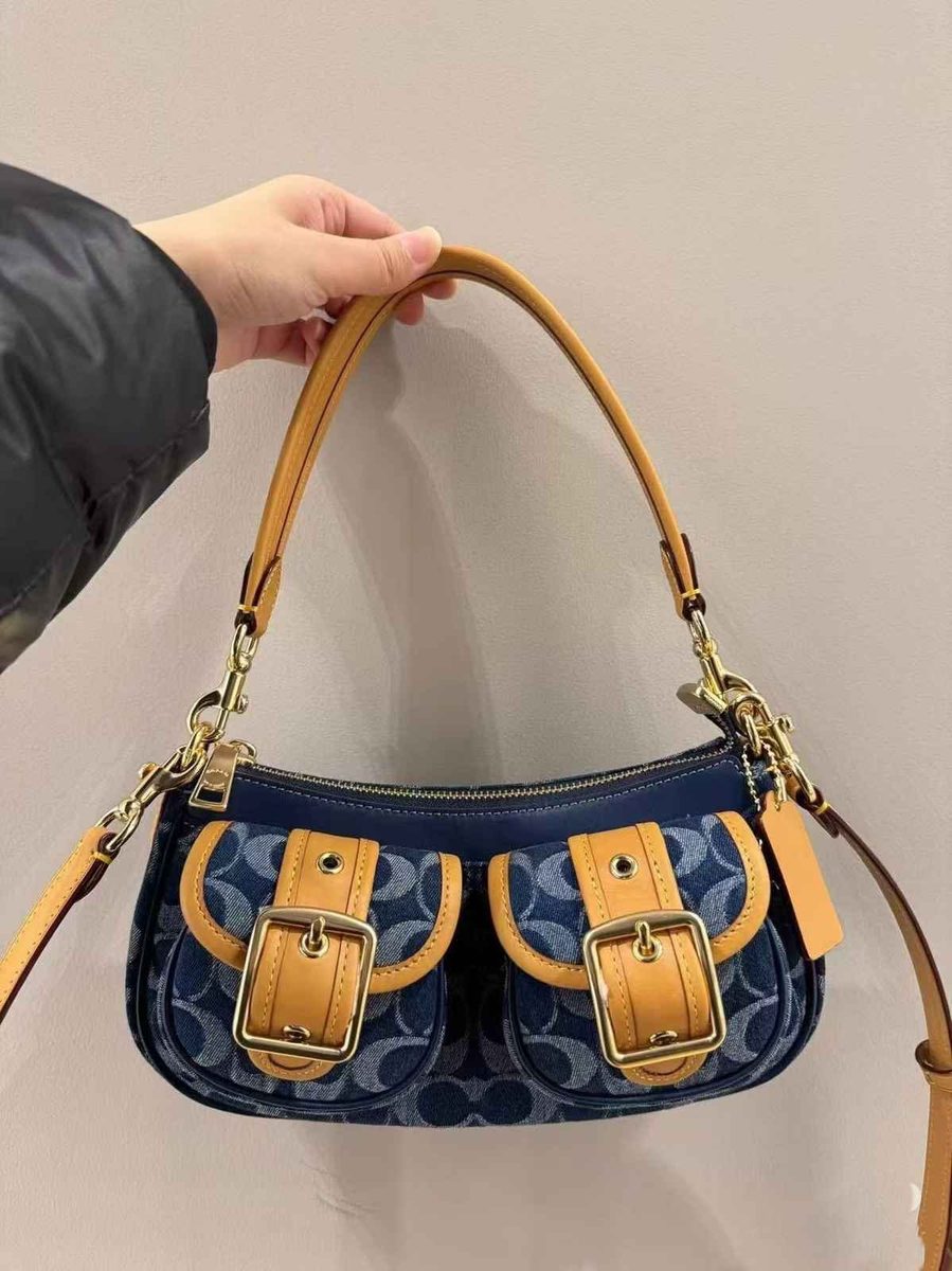 Underarm Baguette Crossbody Bag in Classic — styling photo