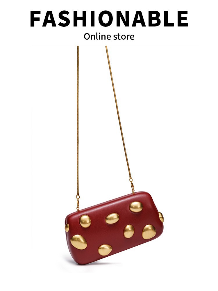 Vintage Underarm Crossbody Phone Bag in Black — back view